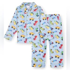 Wildkin Boys Button Down Pajama Set